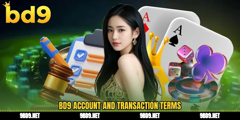 BD9 account and transaction terms